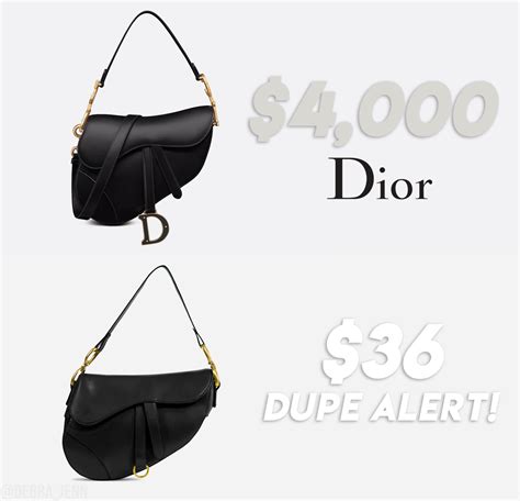 dior saddle bag strap dupe|christian dior look alike bags.